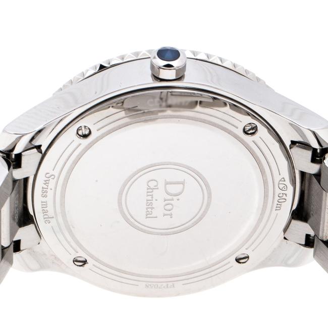 Dior Blue Mother Of Pearl Stainless Steel Christal Cd143117 Womens Wristwatch 33mm Watch Dior Blue Mother Of Pearl Stainless Steel Christal Cd143117 Womens Wristwatch 33mm Watch