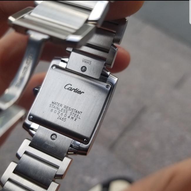 Cartier Silver Meduim Tank Watch Cartier Silver Meduim Tank Watch