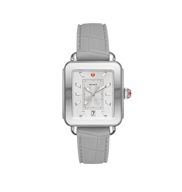 Michele Grey and Silver Deco Sport Watch Michele Grey and Silver Deco Sport Watch