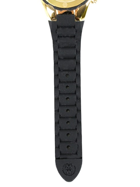 Michele Gold Black Jelly Tahitian Bean Large Tone Dial Watch Michele Gold Black Jelly Tahitian Bean Large Tone Dial Watch
