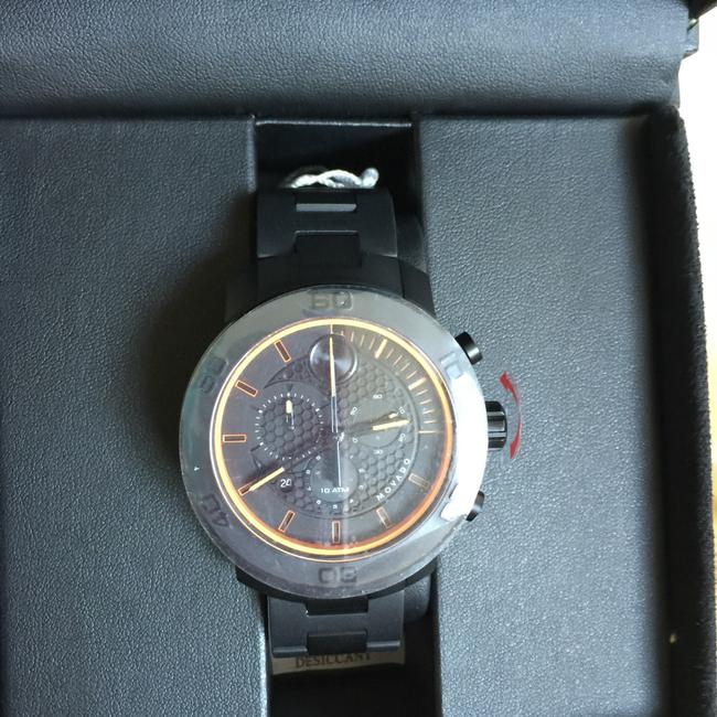 Movado Black / Orange Mens Bold Chrono Ion-plated Titanium 3600190 Watch Movado Black / Orange Mens Bold Chrono Ion-plated Titanium 3600190 Watch