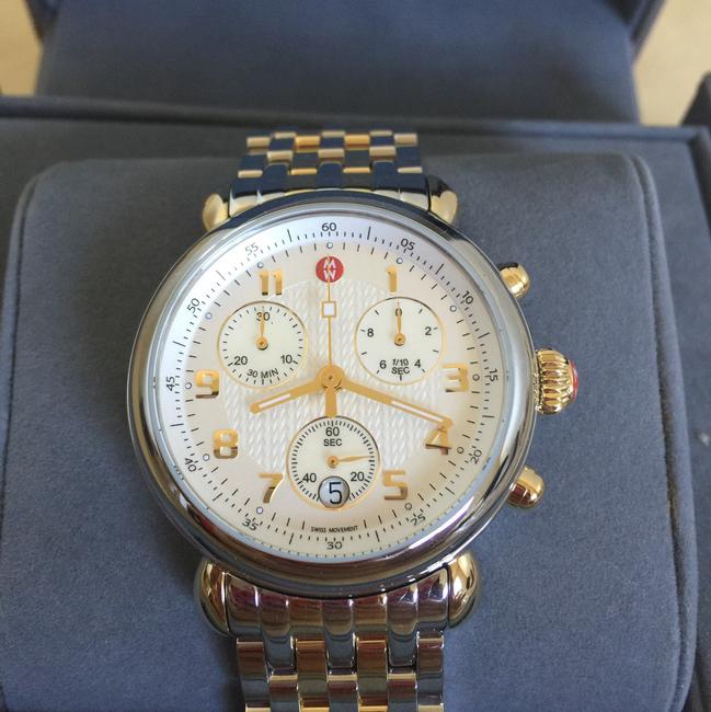 Michele Gold/ Silver Csx 39 2 Tone Mww03d000026 Watch Michele Gold/ Silver Csx 39 2 Tone Mww03d000026 Watch