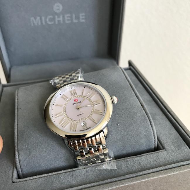 Michele Silver/ Lavender serein 16 Mop Dial Diamond Mw21b00a0062 Watch Michele Silver/ Lavender serein 16 Mop Dial Diamond Mw21b00a0062 Watch