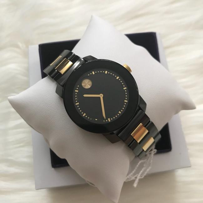 Movado Black / Gold Womens Dial Ceramic 3600172 Watch Movado Black / Gold Womens Dial Ceramic 3600172 Watch