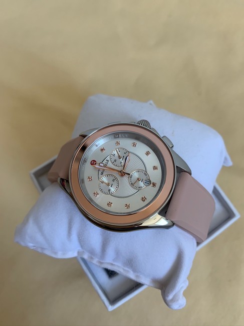 Michele Black Cape Pink Gold-tone Misty Rose Topaz Mww27e000001 Watch Michele Black Cape Pink Gold-tone Misty Rose Topaz Mww27e000001 Watch