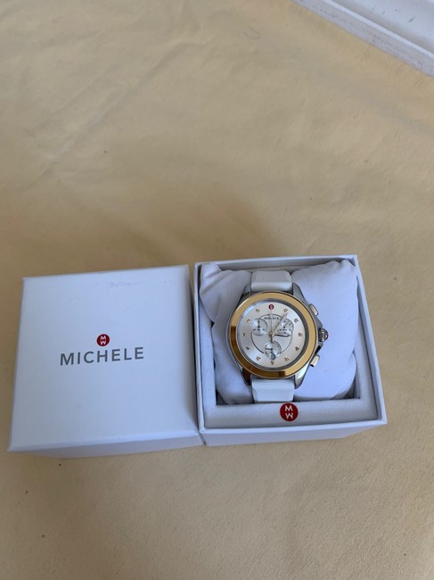 Michele White Cape 18k Gold Honey Topaz Mww27e000002 Watch Michele White Cape 18k Gold Honey Topaz Mww27e000002 Watch