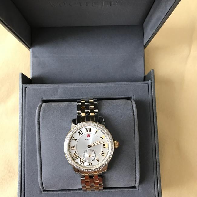 Michele Gold/ Silver Harbor 2 Tones Dial Mww28a000002 Watch Michele Gold/ Silver Harbor 2 Tones Dial Mww28a000002 Watch