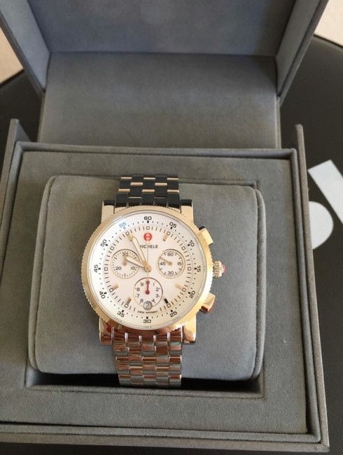 Michele Silver Sport Sail White Dial Mww01c000021 Watch Michele Silver Sport Sail White Dial Mww01c000021 Watch
