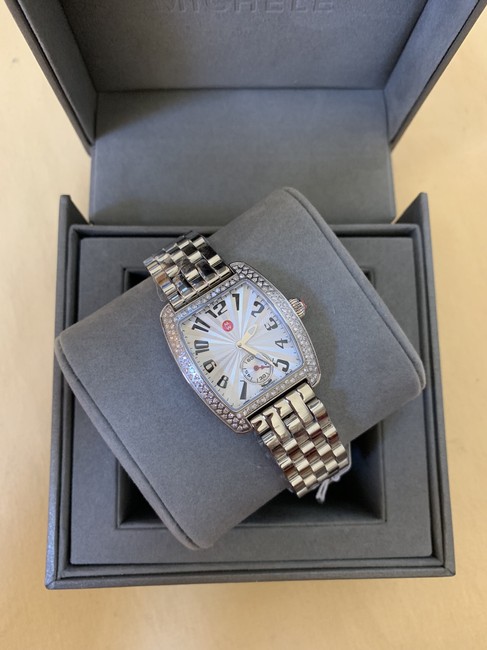 Michele Silver Urban Mini Diamond Bracelet Mww02a000619 Watch Michele Silver Urban Mini Diamond Bracelet Mww02a000619 Watch