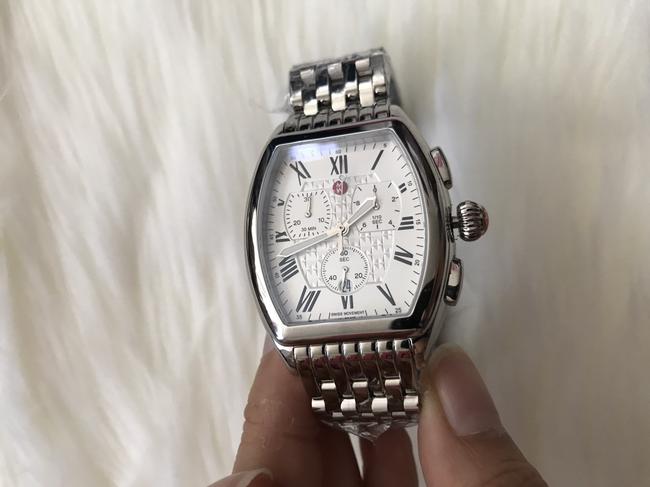 Michele Silver Stainless Releve Ladies Chronograph Mww19a000019 Watch Michele Silver Stainless Releve Ladies Chronograph Mww19a000019 Watch
