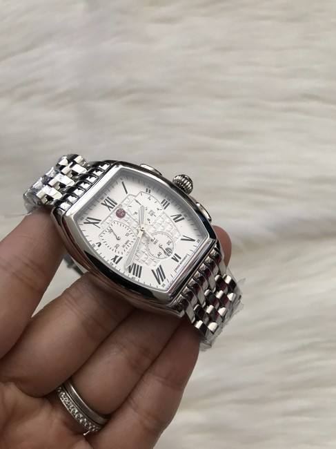 Michele Silver Stainless Releve Ladies Chronograph Mww19a000030 Watch Michele Silver Stainless Releve Ladies Chronograph Mww19a000030 Watch