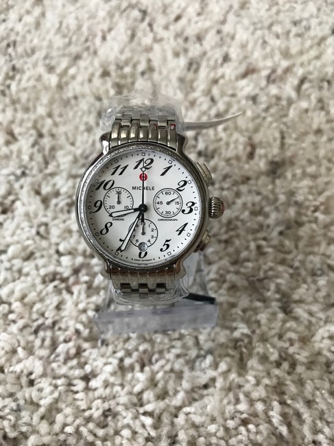 Michele Silver Fluette White Dial Mww24a000001 Watch Michele Silver Fluette White Dial Mww24a000001 Watch