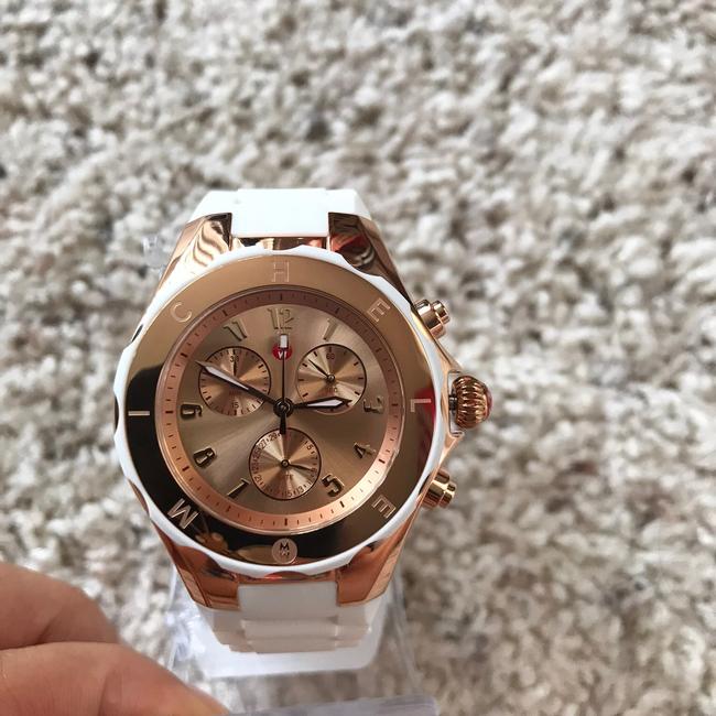 Michele White/ Rose Gold Jelly Bean White/ Mww12f000030 Watch Michele White/ Rose Gold Jelly Bean White/ Mww12f000030 Watch