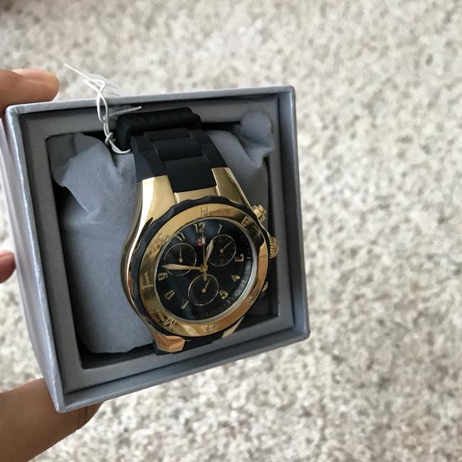 Michele Black/ Gold Jelly Tahitian Bean Mww12f000007 Watch Michele Black/ Gold Jelly Tahitian Bean Mww12f000007 Watch