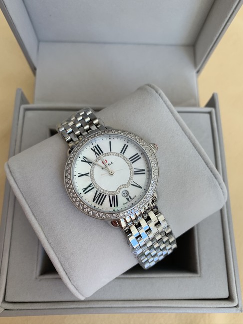 Michele Silver Serein 16 Mid Stainless-steel Diamond Mww21b000030 Watch Michele Silver Serein 16 Mid Stainless-steel Diamond Mww21b000030 Watch