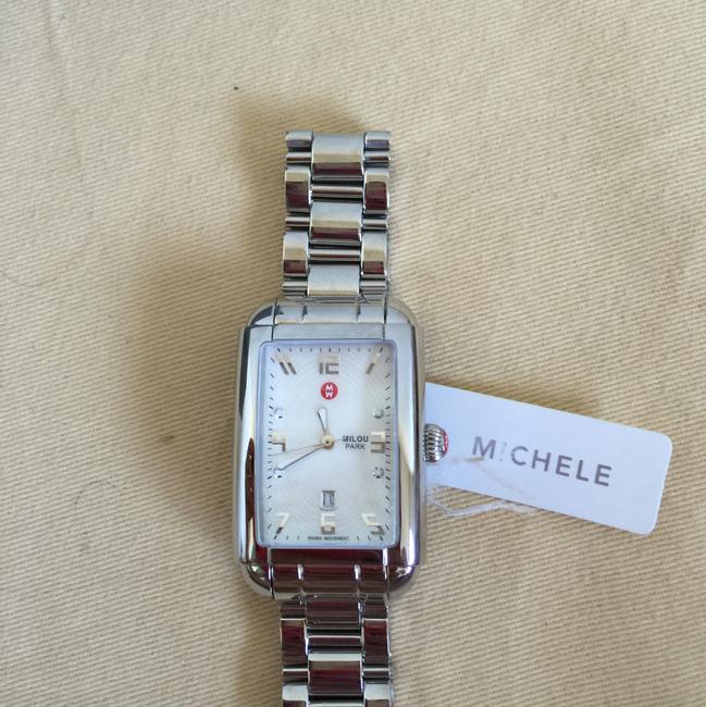 Michele Silver Milou Park Mother-of-pearl Womens Mww15c000044 Watch Michele Silver Milou Park Mother-of-pearl Womens Mww15c000044 Watch
