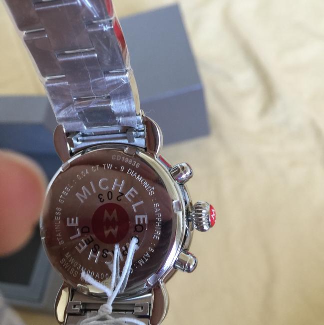 Michele Silver csx-36 Diamond Dial Mw03m00a0046 Watch Michele Silver csx-36 Diamond Dial Mw03m00a0046 Watch