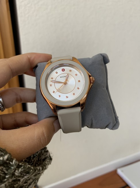 Michele Multicolor Cape Topaz Rose Gold Taupe Mww27a000023 Watch Michele Multicolor Cape Topaz Rose Gold Taupe Mww27a000023 Watch