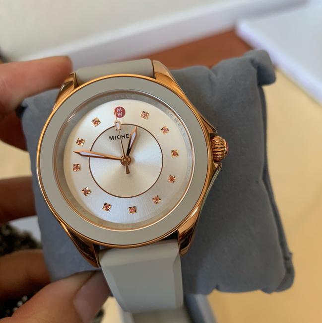 Michele Taupe / Rose-gold Cape Topaz Mww27a000023 Watch Michele Taupe / Rose-gold Cape Topaz Mww27a000023 Watch