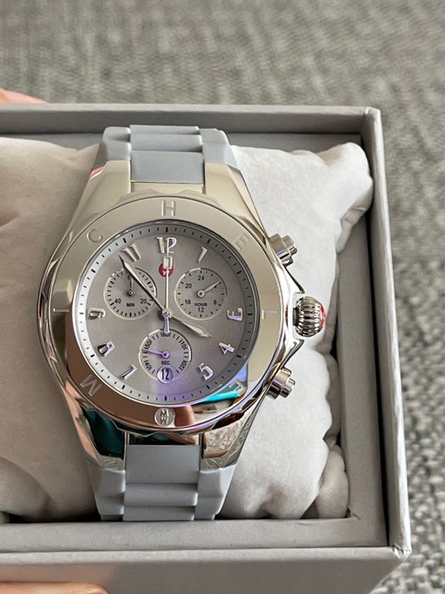 Michele Grey Silver Jellybean Stainless Mww12f000092 Watch Michele Grey Silver Jellybean Stainless Mww12f000092 Watch