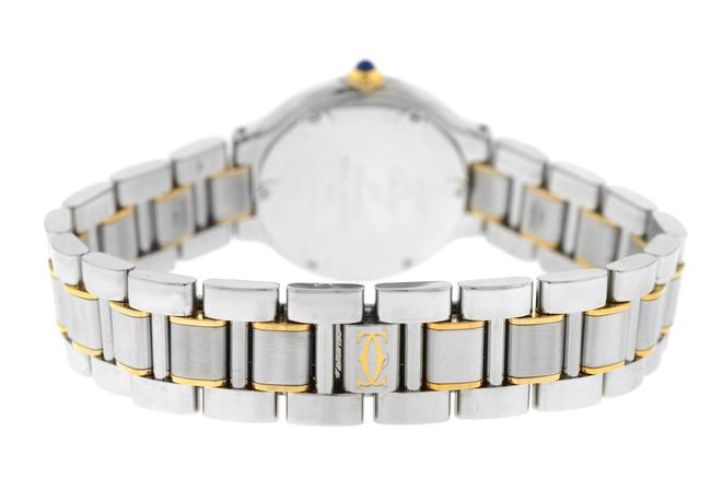 Cartier Gold Silver Ladies Must De 1340 Ref. W10073r6 Quartz Steel Watch Cartier Gold Silver Ladies Must De 1340 Ref. W10073r6 Quartz Steel Watch