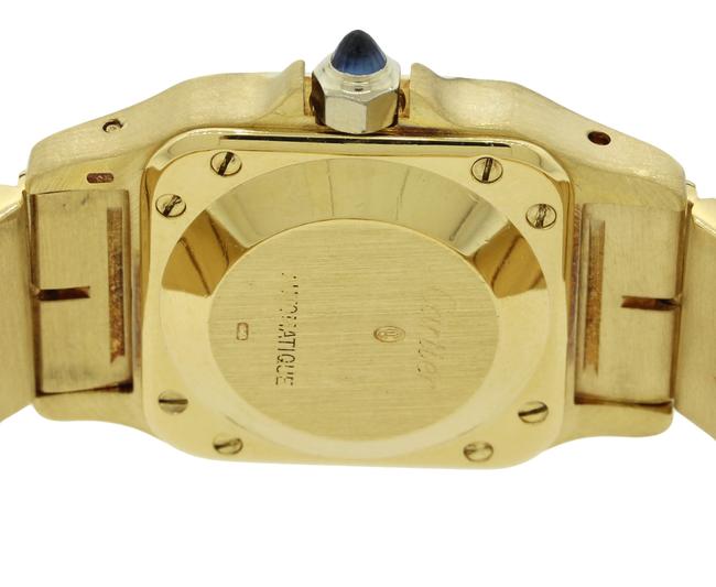 Cartier Yellow Gold Ladies Santos Solid 18k 24mm 101g Watch Cartier Yellow Gold Ladies Santos Solid 18k 24mm 101g Watch