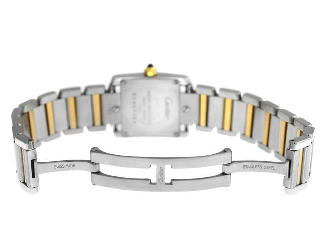 Cartier Siver Ladies Tank Francaise 2300 Steel 18k Yellow Gold Quartz 20mm Watch Cartier Siver Ladies Tank Francaise 2300 Steel 18k Yellow Gold Quartz 20mm Watch