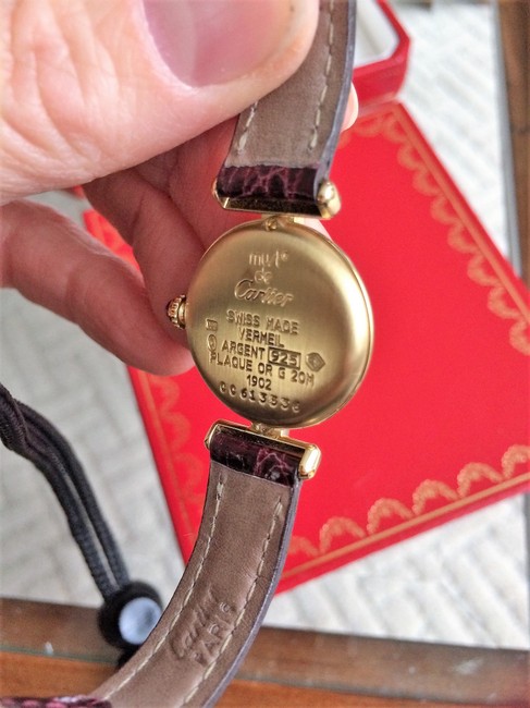 Cartier Ladies Must De 18k Vermeil Gold Plated Watch Cartier Ladies Must De 18k Vermeil Gold Plated Watch