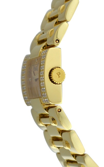 Piaget Yellow Gold Ladies Dancer Carree 50011 K83 Diamond Solid 18k 21mm 106 Watch Piaget Yellow Gold Ladies Dancer Carree 50011 K83 Diamond Solid 18k 21mm 106 Watch