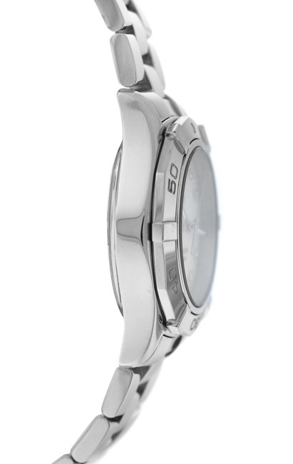 TAG Heuer Silver Ladies Aquaracer Waf1415 Steel Mop Diamond Date 300m Quartz Watch TAG Heuer Silver Ladies Aquaracer Waf1415 Steel Mop Diamond Date 300m Quartz Watch