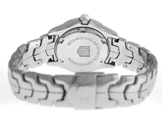 TAG Heuer Silver Lady Link Wjf1319-0 Steel Mop Diamond Date 200m Quartz 27mm Watch TAG Heuer Silver Lady Link Wjf1319-0 Steel Mop Diamond Date 200m Quartz 27mm Watch