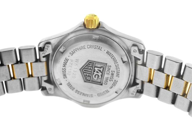 TAG Heuer Yellow Gold Silver Ladies Professional Wk1320 Steel Date Quartz Watch TAG Heuer Yellow Gold Silver Ladies Professional Wk1320 Steel Date Quartz Watch