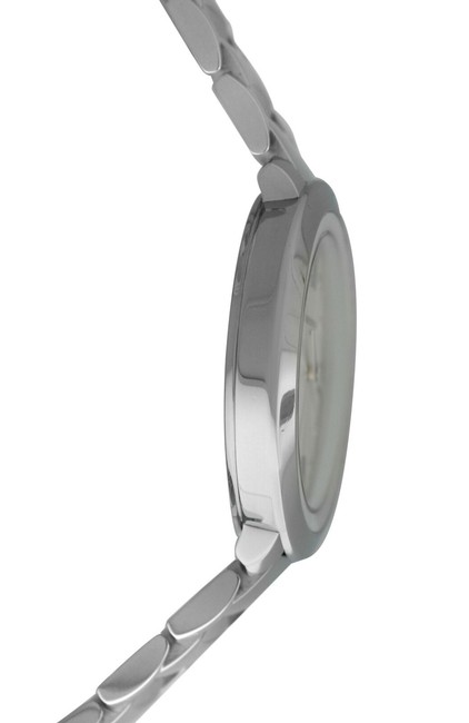 Baume & Mercier Silver Ladies Promesse 10158 Steel Mop Diamond Quartz 34mm Watch Baume & Mercier Silver Ladies Promesse 10158 Steel Mop Diamond Quartz 34mm Watch
