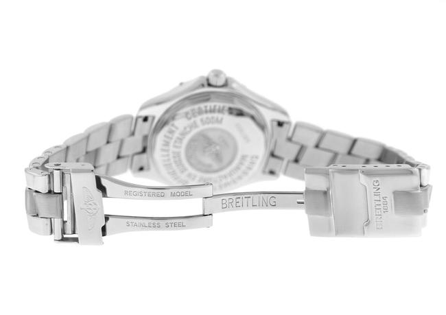 Breitling Silver Ladies Colt Ocean A57350 Steel Diamond Date Quartz 34mm Watch Breitling Silver Ladies Colt Ocean A57350 Steel Diamond Date Quartz 34mm Watch