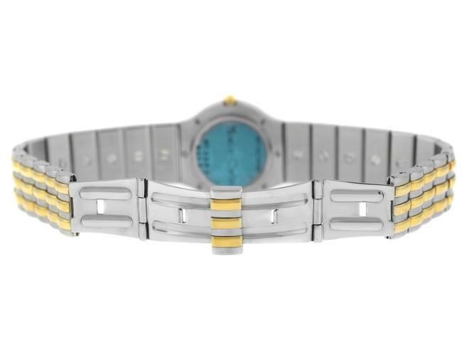 Chopard Silver Gold Ladies Monte Carlo 8107 18k Steel Quartz Date 23mm Watch Chopard Silver Gold Ladies Monte Carlo 8107 18k Steel Quartz Date 23mm Watch