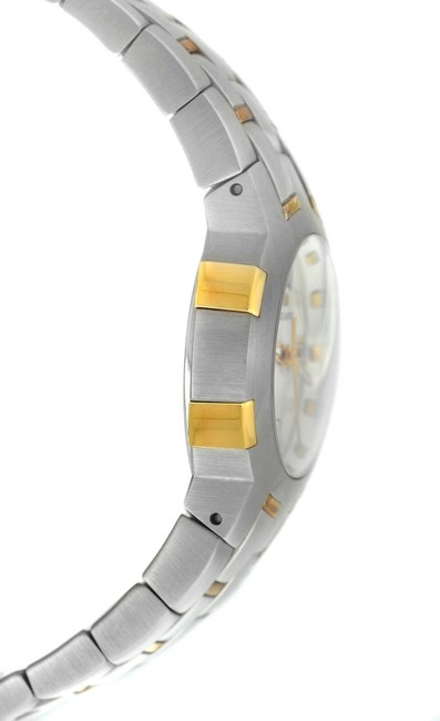 Maurice Lacroix Silver Gold Ladies Milestone Ms1013-ps103-110 Steel Quartz Watch Maurice Lacroix Silver Gold Ladies Milestone Ms1013-ps103-110 Steel Quartz Watch