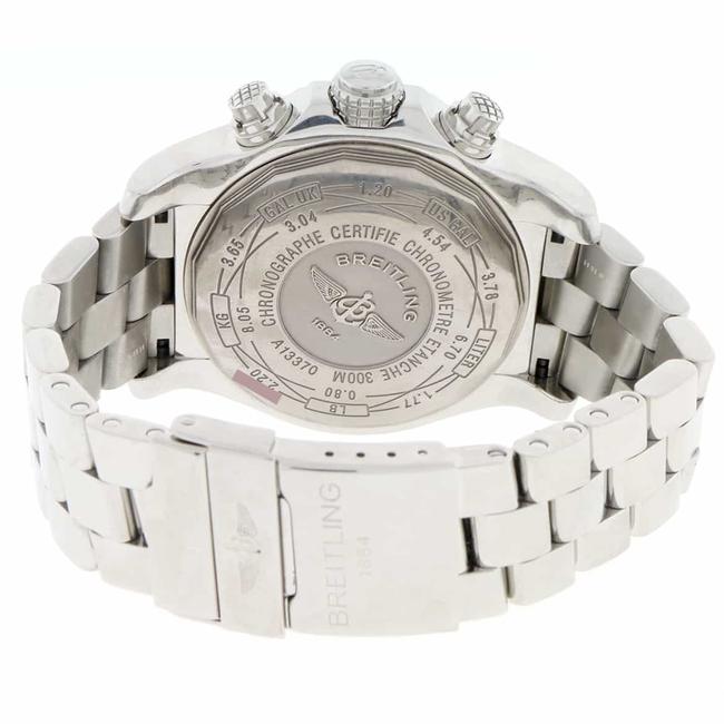 Breitling Stainless Steel Super Avenger Black Dial Diamond 48mm A13370 Watch Breitling Stainless Steel Super Avenger Black Dial Diamond 48mm A13370 Watch
