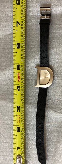 Dior Black/Leather D Watch Dior Black/Leather D Watch