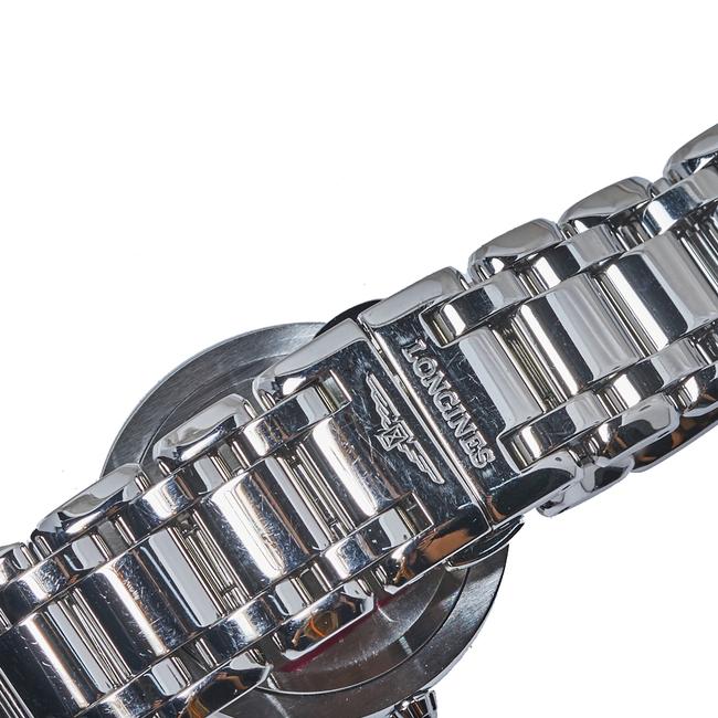 Longines Mother Of Pearl Stainless Steel Diamonds Primaluna L8.112.0 Womens Wristwatch 30 Mm Watch Longines Mother Of Pearl Stainless Steel Diamonds Primaluna L8.112.0 Womens Wristwatch 30 Mm Watch