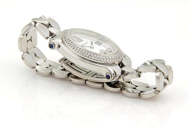 Chopard 17135... Happy Sport Oval 7 Floating Diamonds Ladies Stainless Steel Watch Chopard 17135... Happy Sport Oval 7 Floating Diamonds Ladies Stainless Steel Watch