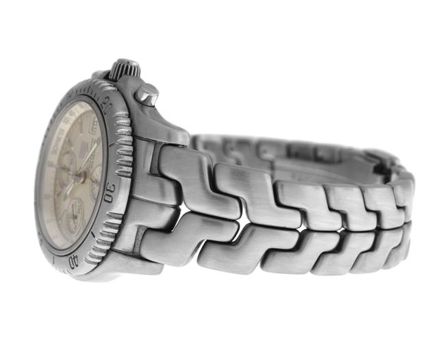 TAG Heuer Silver Mens Link Ct2113 Chronograph Steel 41mm Watch TAG Heuer Silver Mens Link Ct2113 Chronograph Steel 41mm Watch