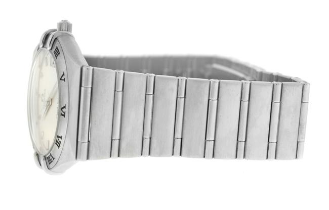 Omega Silver Mens Unisex Constellation 1512.30 Steel Date 34mm Quartz Watch Omega Silver Mens Unisex Constellation 1512.30 Steel Date 34mm Quartz Watch