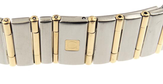 Omega Gold Mens Constellation 18k Yellow Full Bars/Ss 33mm Date Watch Omega Gold Mens Constellation 18k Yellow Full Bars/Ss 33mm Date Watch