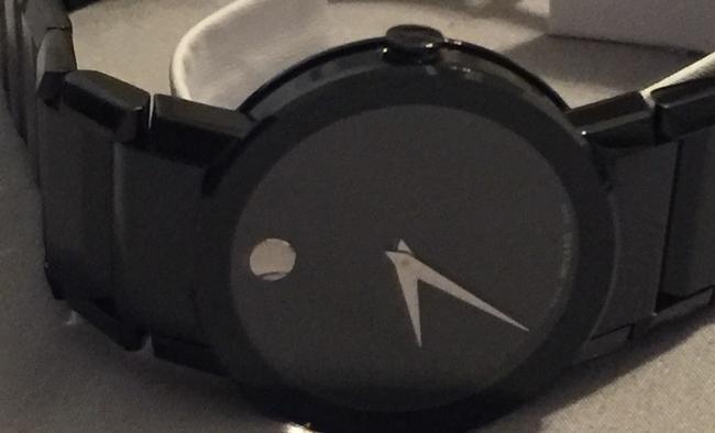 Movado Black Sapphire Pvd Bracelet Mens 0606307 Watch Movado Black Sapphire Pvd Bracelet Mens 0606307 Watch