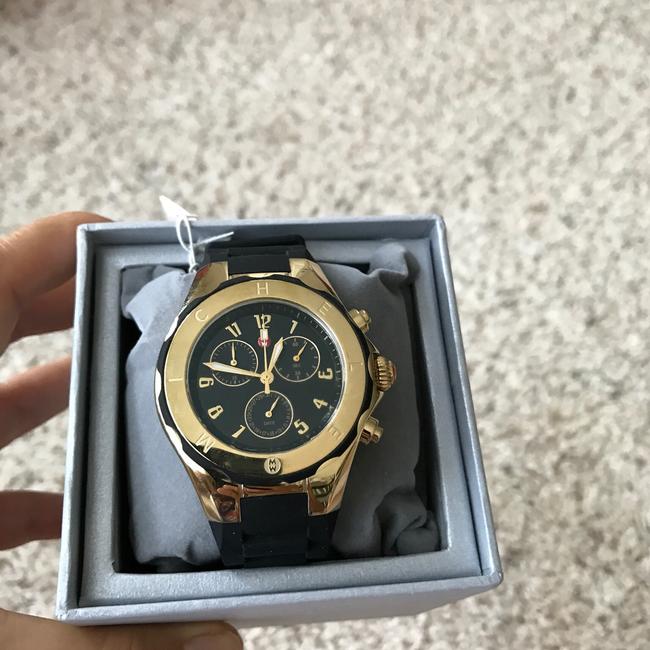 Michele Black Jelly Tahitian Bean Watch Michele Black Jelly Tahitian Bean Watch