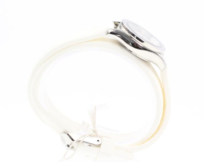 Michele Silver Cape Mini Silicone Watch Michele Silver Cape Mini Silicone Watch