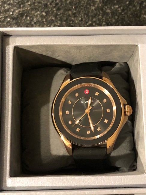 Michele Rose Gold/Black Watch Michele Rose Gold/Black Watch
