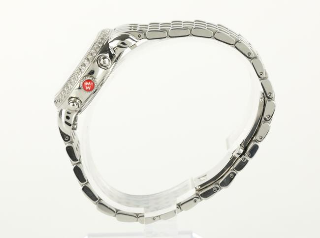 Michele Silver Csx Diamond Mother Of Pearl Watch Michele Silver Csx Diamond Mother Of Pearl Watch