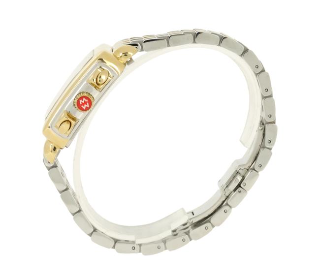 Michele Gold Deco Two-tone Stainless Steel and Plated Mother Of Pearl Watch Michele Gold Deco Two-tone Stainless Steel and Plated Mother Of Pearl Watch