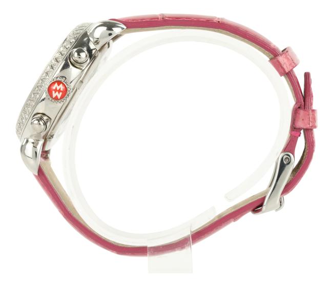 Michele Multicolor Csx-36 Diamond Pink Alligator Strap Watch Michele Multicolor Csx-36 Diamond Pink Alligator Strap Watch